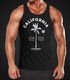 Sommer Tank-Top Herren Retro Design Palme Meer Sonne Muskelshirt Muscle Shirt Neverless®preview