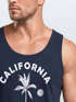 Sommer Tank-Top Herren Retro Design Palme Meer Sonne Muskelshirt Muscle Shirt Neverless®preview