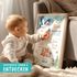 SpecialMe® Baby Poster mit Geburtsdaten personalisierbar Storch Teddy Kunstdruck Geschenk Geburt preview