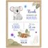 SpecialMe® Baby Poster mit Geburtsdaten und Tieren Koala Bär Fuchs Rehkitz Geschenk zur Geburt Taufe Deko Babyimmerpreview