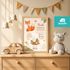 SpecialMe® Baby Poster mit Geburtsdaten und Tieren Koala Bär Fuchs Rehkitz Geschenk zur Geburt Taufe Deko Babyimmerpreview