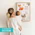 SpecialMe® Baby Poster mit Geburtsdaten und Tieren Koala Bär Fuchs Rehkitz Geschenk zur Geburt Taufe Deko Babyimmerpreview