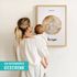 SpecialMe® Baby Poster mit Sternzeichen Illustration personalisierbar mit Geburtsdaten Wunschname Tierkreiszeichen Symbole preview