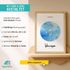 SpecialMe® Baby Poster mit Sternzeichen Illustration personalisierbar mit Geburtsdaten Wunschname Tierkreiszeichen Symbole preview