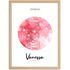 SpecialMe® Baby Poster mit Sternzeichen Illustration personalisierbar mit Geburtsdaten Wunschname Tierkreiszeichen Symbole preview