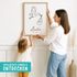 SpecialMe® Baby Poster personalisiert | Geburtsposter mit Storch | Name & Geburtsdatum | Geschenk zur Geburt | Wandbild fürs Babyzimmerpreview