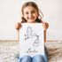 SpecialMe® Baby Poster personalisiert | Geburtsposter mit Storch | Name & Geburtsdatum | Geschenk zur Geburt | Wandbild fürs Babyzimmerpreview
