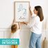 SpecialMe® Baby Poster personalisiert | Geburtsposter mit Storch | Name & Geburtsdatum | Geschenk zur Geburt | Wandbild fürs Babyzimmerpreview