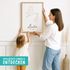 SpecialMe® Baby Poster personalisiert | Geburtsposter mit Storch | Name & Geburtsdatum | Geschenk zur Geburt | Wandbild fürs Babyzimmerpreview