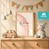 SpecialMe® Baby Poster personalisiert mit Regenbogen – Geburtsposter mit Name, Datum, Gewicht & Größe – Geschenk zur Geburt – Deko fürs Babyzimmerpreview
