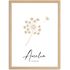SpecialMe® Baby Poster personalisiert Pusteblume Geburtsposter mit Name & Datum personalisierte Wanddeko fürs Babyzimmer Geschenk zur Geburtpreview