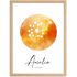 SpecialMe® Baby Poster personalisiert Pusteblume Geburtsposter mit Name & Datum personalisierte Wanddeko fürs Babyzimmer Geschenk zur Geburtpreview