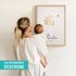 SpecialMe® Baby Poster personalisiert Pusteblume Geburtsposter mit Name & Datum personalisierte Wanddeko fürs Babyzimmer Geschenk zur Geburtpreview