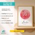 SpecialMe® Baby Poster personalisiert Pusteblume Geburtsposter mit Name & Datum personalisierte Wanddeko fürs Babyzimmer Geschenk zur Geburtpreview