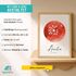 SpecialMe® Baby Poster personalisiert Pusteblume Geburtsposter mit Name & Datum personalisierte Wanddeko fürs Babyzimmer Geschenk zur Geburtpreview