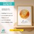 SpecialMe® Baby Poster personalisiert Pusteblume Geburtsposter mit Name & Datum personalisierte Wanddeko fürs Babyzimmer Geschenk zur Geburtpreview