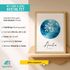SpecialMe® Baby Poster personalisiert Pusteblume Geburtsposter mit Name & Datum personalisierte Wanddeko fürs Babyzimmer Geschenk zur Geburtpreview
