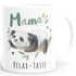 SpecialMe® Kaffebecher Relax-Tasse Panda Spruch Nur keinen Stress | Mama's/Papa's Relaxtasse SpecialMe®preview