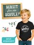 SpecialMe® Kinder Jungen T-Shirt Logo Design Schulkind 2025 mit Namen Jahreszahl personalisierbar Geschenkidee Schulanfang preview