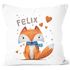SpecialMe® Kissen-Bezug mit Namen für Kinder Fuchs Namenskissen personalisierte Geschenkepreview