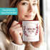  SpecialMe® Personalisierte Tasse mit Wunschnamen – Kaffeebecher individueller Text und Blätterkranz – Geschenk zum {style_variation_string}-Abschluss 2026 – Keramikpreview