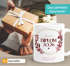  SpecialMe® Personalisierte Tasse mit Wunschnamen – Kaffeebecher individueller Text und Blätterkranz – Geschenk zum {style_variation_string}-Abschluss 2026 – Keramikpreview