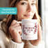  SpecialMe® Personalisierte Tasse mit Wunschnamen – Kaffeebecher individueller Text und Blätterkranz – Geschenk zum {style_variation_string}-Abschluss 2026 – Keramikpreview