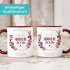  SpecialMe® Personalisierte Tasse mit Wunschnamen – Kaffeebecher individueller Text und Blätterkranz – Geschenk zum {style_variation_string}-Abschluss 2026 – Keramikpreview