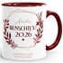  SpecialMe® Personalisierte Tasse mit Wunschnamen – Kaffeebecher individueller Text und Blätterkranz – Geschenk zum {style_variation_string}-Abschluss 2026 – Keramikpreview