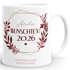  SpecialMe® Personalisierte Tasse mit Wunschnamen – Kaffeebecher individueller Text und Blätterkranz – Geschenk zum {style_variation_string}-Abschluss 2026 – Keramikpreview