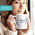  SpecialMe® Personalisierte Tasse mit Wunschnamen – Kaffeebecher individueller Text und Blätterkranz – Geschenk zum {style_variation_string}-Abschluss 2026 – Keramikpreview
