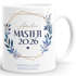  SpecialMe® Personalisierte Tasse mit Wunschnamen – Kaffeebecher individueller Text und Blätterkranz – Geschenk zum {style_variation_string}-Abschluss 2026 – Keramikpreview