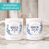  SpecialMe® Personalisierte Tasse mit Wunschnamen – Kaffeebecher individueller Text und Blätterkranz – Geschenk zum {style_variation_string}-Abschluss 2026 – Keramikpreview