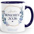  SpecialMe® Personalisierte Tasse mit Wunschnamen – Kaffeebecher individueller Text und Blätterkranz – Geschenk zum {style_variation_string}-Abschluss 2026 – Keramikpreview