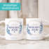  SpecialMe® Personalisierte Tasse mit Wunschnamen – Kaffeebecher individueller Text und Blätterkranz – Geschenk zum {style_variation_string}-Abschluss 2026 – Keramikpreview