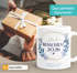  SpecialMe® Personalisierte Tasse mit Wunschnamen – Kaffeebecher individueller Text und Blätterkranz – Geschenk zum {style_variation_string}-Abschluss 2026 – Keramikpreview