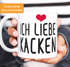 Spruch-Tasse Ich liebe kacken Kaffeetasse Teetasse MoonWorks®preview