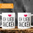 Spruch-Tasse Ich liebe kacken Kaffeetasse Teetasse MoonWorks®preview