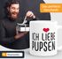 Spruch-Tasse Ich liebe Pupsen Kaffeetasse Teetasse MoonWorks®preview