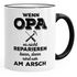 Spruch-Tasse Wenn Opa es nicht reparieren kann dann sind wir am Arsch Kaffee-Tasse Teetasse Keramiktasse MoonWorks®preview