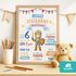 Steckbrief Poster für Jungen Ritter personalisiert | Kinderposter mit Namen Geburtstag | Geschenk Weihnachten Geburtstagsgeschenk | Wanddeko Kinderzimmer SpecialMe®preview