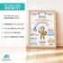 Steckbrief Poster für Jungen Ritter personalisiert | Kinderposter mit Namen Geburtstag | Geschenk Weihnachten Geburtstagsgeschenk | Wanddeko Kinderzimmer SpecialMe®preview