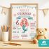Steckbrief Poster für Mädchen personalisiert | Kinderposter Wunschname | Geschenk zum Geburtstag  Einschulung | Wanddeko Kinderzimmer SpecialMe®preview