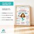 Steckbrief Poster für Mädchen personalisiert | Kinderposter Wunschname | Geschenk zum Geburtstag  Einschulung | Wanddeko Kinderzimmer SpecialMe®preview
