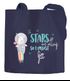 Stoffbeutel Einhorn Astronaut Spruch the stars are calling and i must go Jutebeutel Baumwolltasche Moonworks®preview