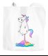 Stoffbeutel pupsendes Einhorn Regenbogen Unicorn Fart Baumwollbeutel Jutebeutel Moonworks®preview