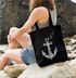 Stoffbeutel Stofftasche Anker Vögel Anchor Birds Einkaufstasche Tragetasche Jutebeutel Autiga®preview