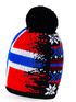 Strickmütze Bommel Norwegermuster Wintermütze Bommelmütze Fleece Pudelmützepreview