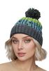 Strickmütze Damen Wintermütze gefüttert Grobstrick dicker Strick Bommel Bunt Neverless® preview