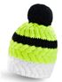 Strickmütze Wintermütze Pudelmütze Bommelmütze bunt Neon gestreift Neverless®preview